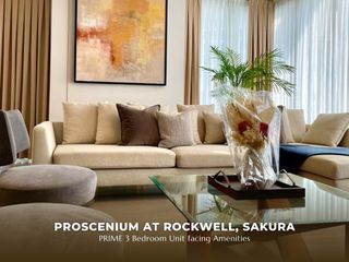 3BR with 3 Parking Sakura Proscenium at Rockwell Makati for Sale – facing Amenities