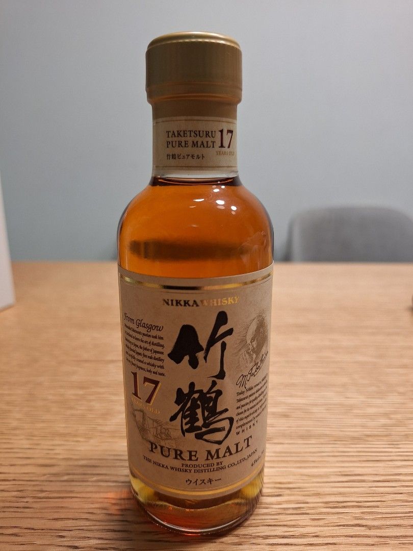 日本威士忌竹鶴17年180ml, 嘢食& 嘢飲, 酒精飲料- Carousell