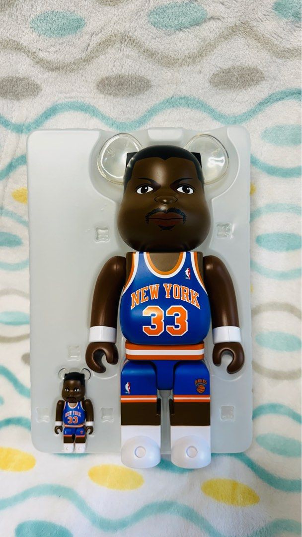 Rare BE RBRICK Patrick Ewing 100 400 (New York Knicks) Bear