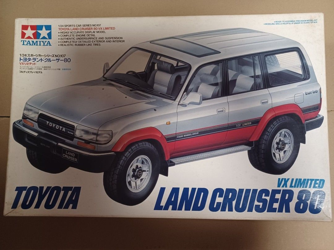 中古Land Cruiser 80 VX 1:24 模型車TAMIYA 雙星TOYOTA豐田, 興趣及遊戲, 玩具& 遊戲類- Carousell