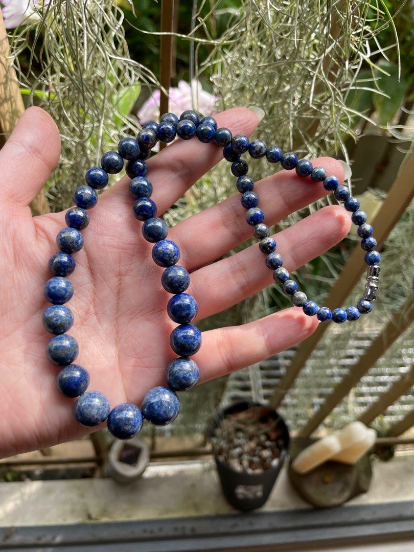 Real lapis lazuli store necklace