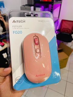 ✅✅A4Tech Fstyler FG20 Wireless Mouse Pink