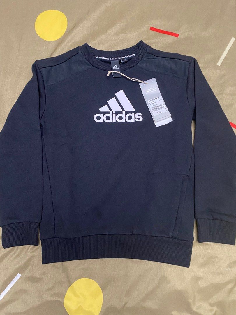 Adidas Boys B BOS Crew Sweatshirt Babies Kids Babies Kids