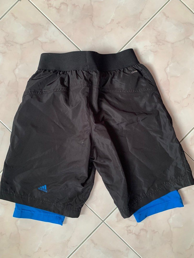 Adidas Messi Woven 2 in 1 Junior Football Shorts