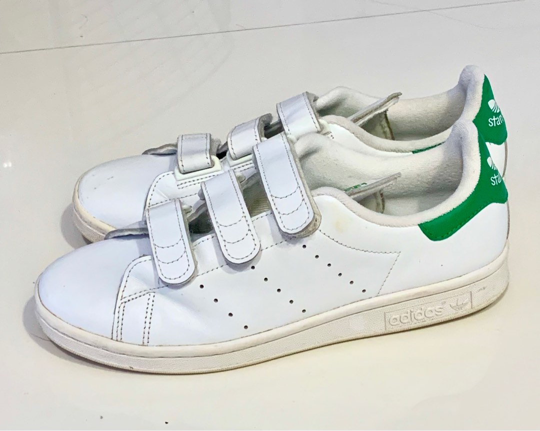 Adidas Stan Smith Velcro straps Size US 7.5 Men s Fashion