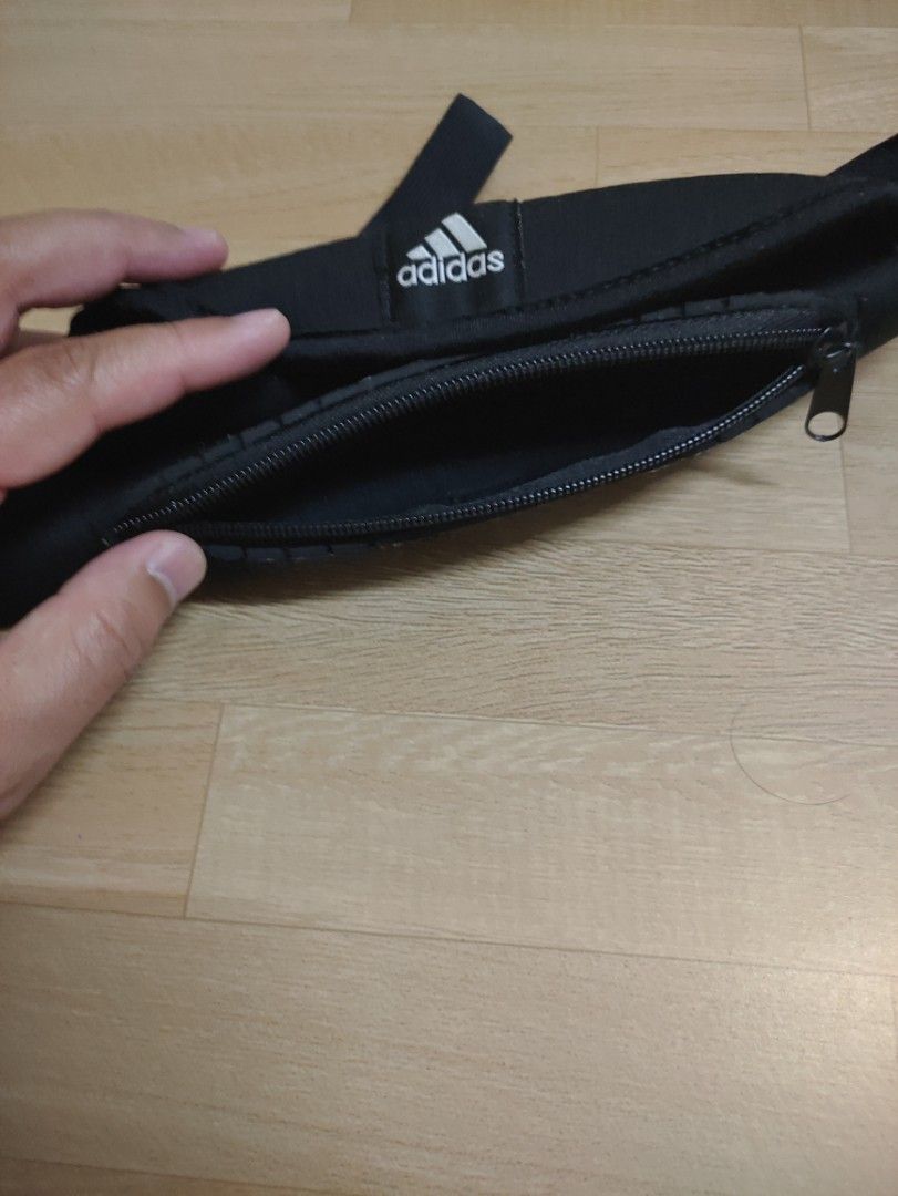 Adidas reflective top waist bag