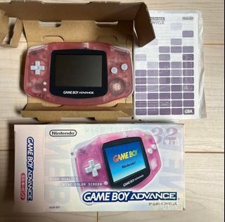 AGB-S- GAMEBOY ADVANCE Gameboy Advance milky pink