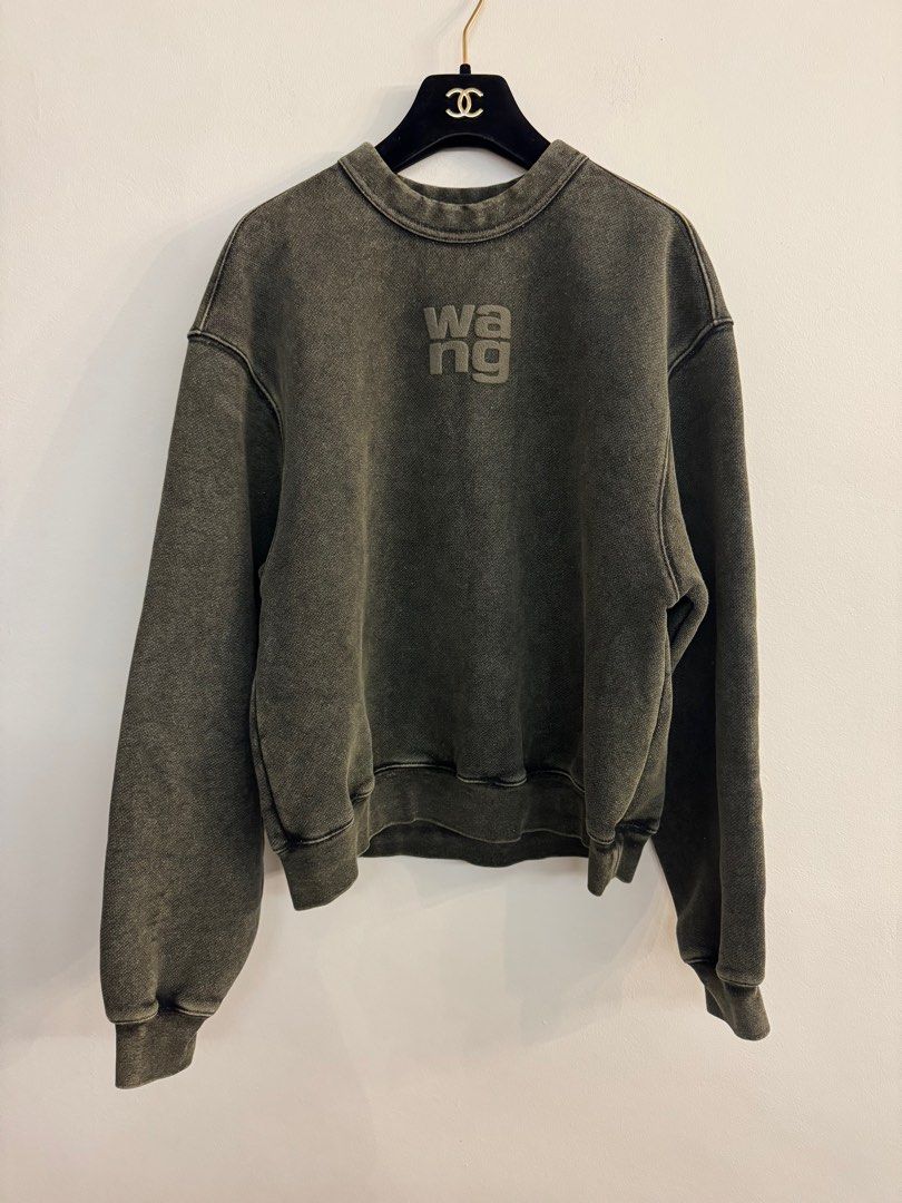 Alexander wang best sale logo sweatshirt