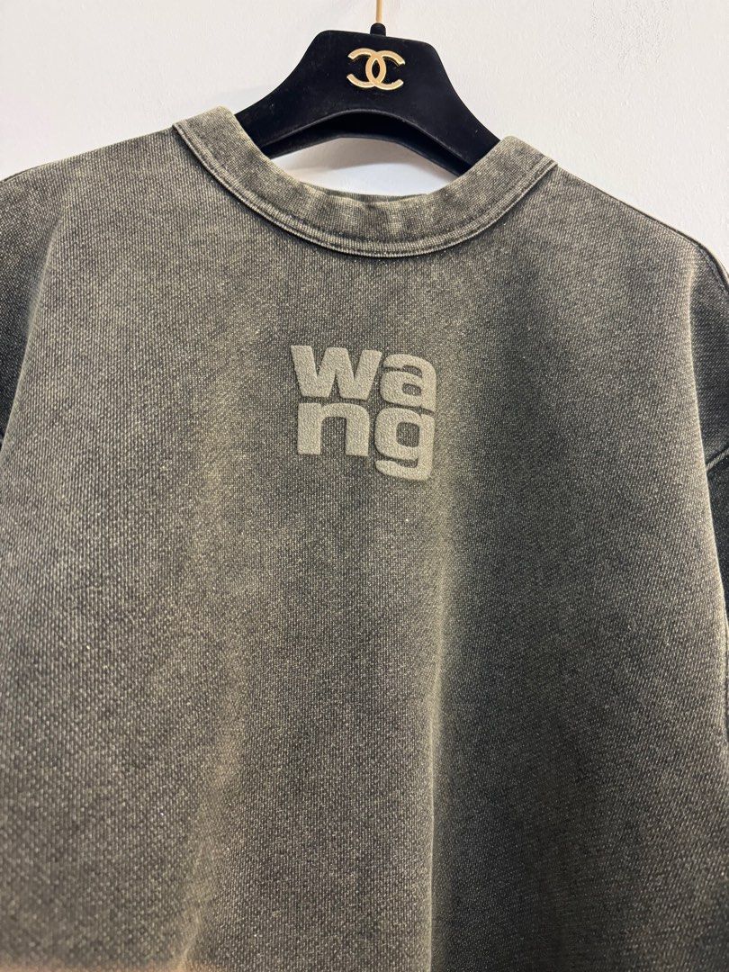 Alexander wang cheap monogram crew sweat
