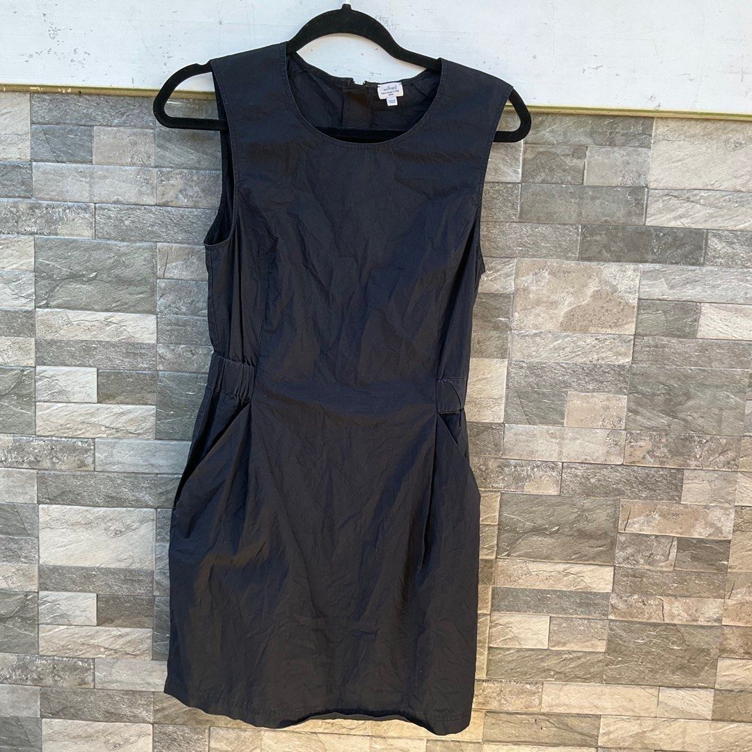 knee length dresses for ladies Aritzia Audience Satin Mini Dress – My Store main image 0