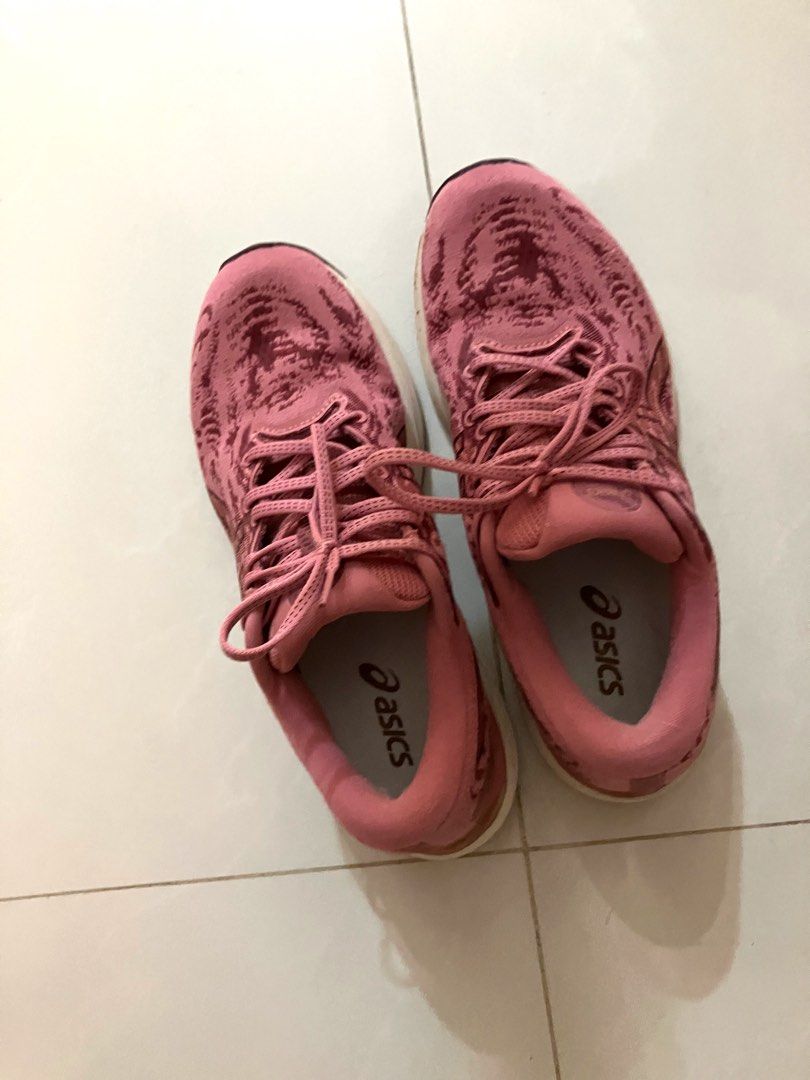 Asics femme sneakers rose hotsell