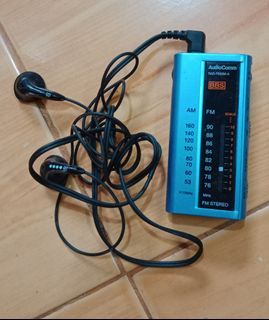 Audiocomm AM/FM portable mini radio