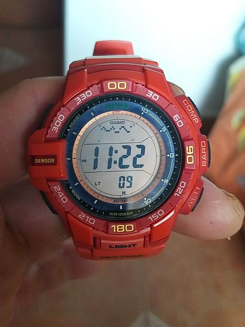 Casio online protrek orange