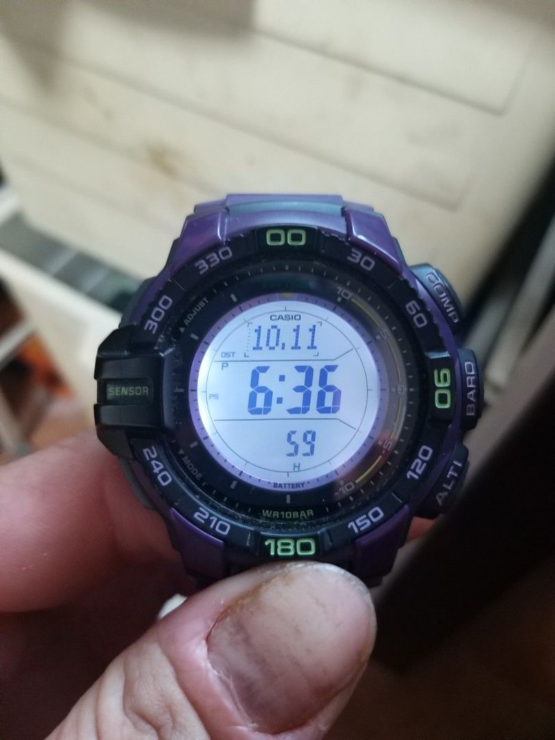 Authentic Japan set casio g shock gshock purple protrek