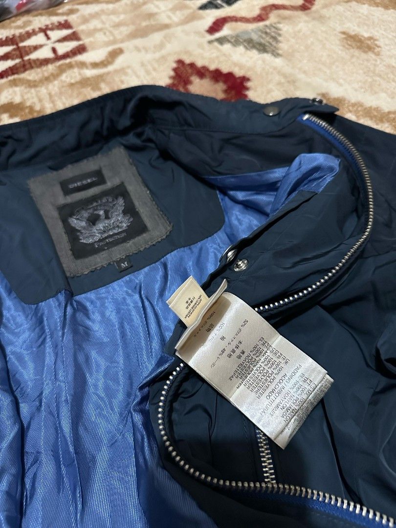 Authentic rare Diesel J Eiko nylon bikers jacket Fesyen Pria