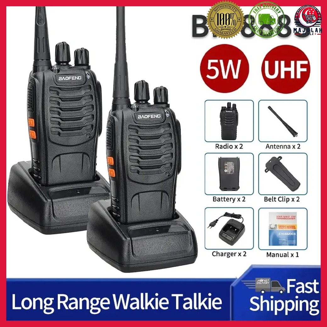 BAOFENG BF-888S Walkie Talkie Transceiver (2Pieces)