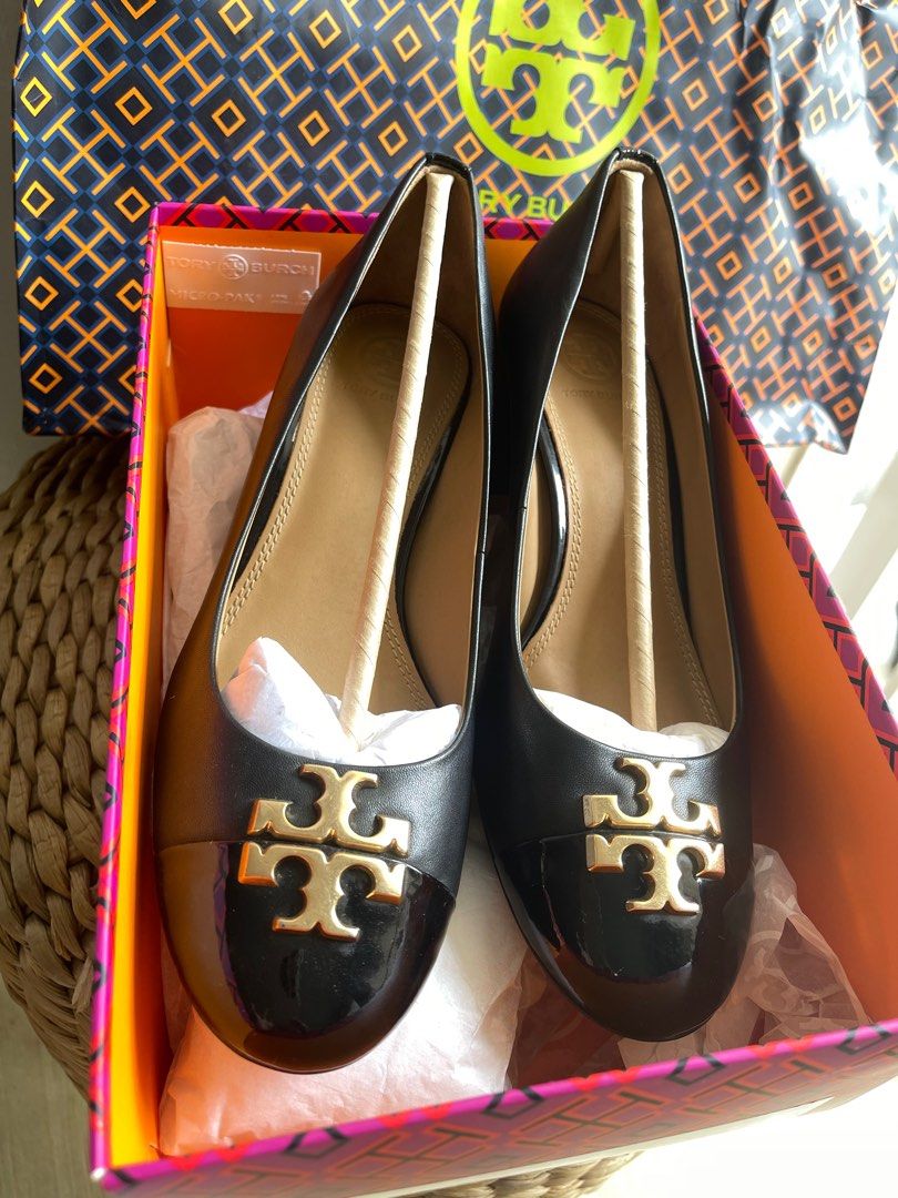 BEST DEAL Tory Burch Authentic Everly Pump size 6 5 Fesyen Wanita Sepatu di Carousell