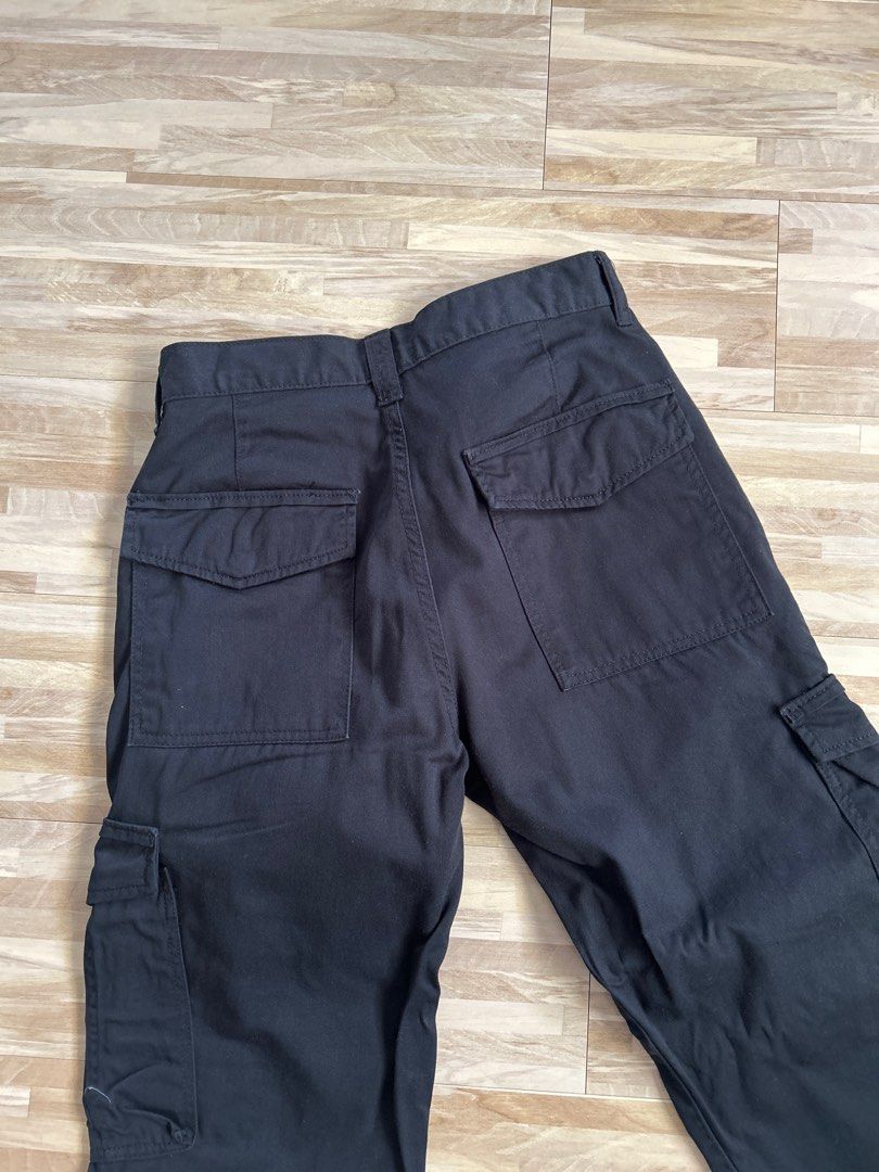 Black Cargo Pants Baggy