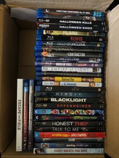 Blu-ray DVD Movies (Oppenheimer, demon slayer comics, TMNT, blueray bluray a24 vinyl record CD player]