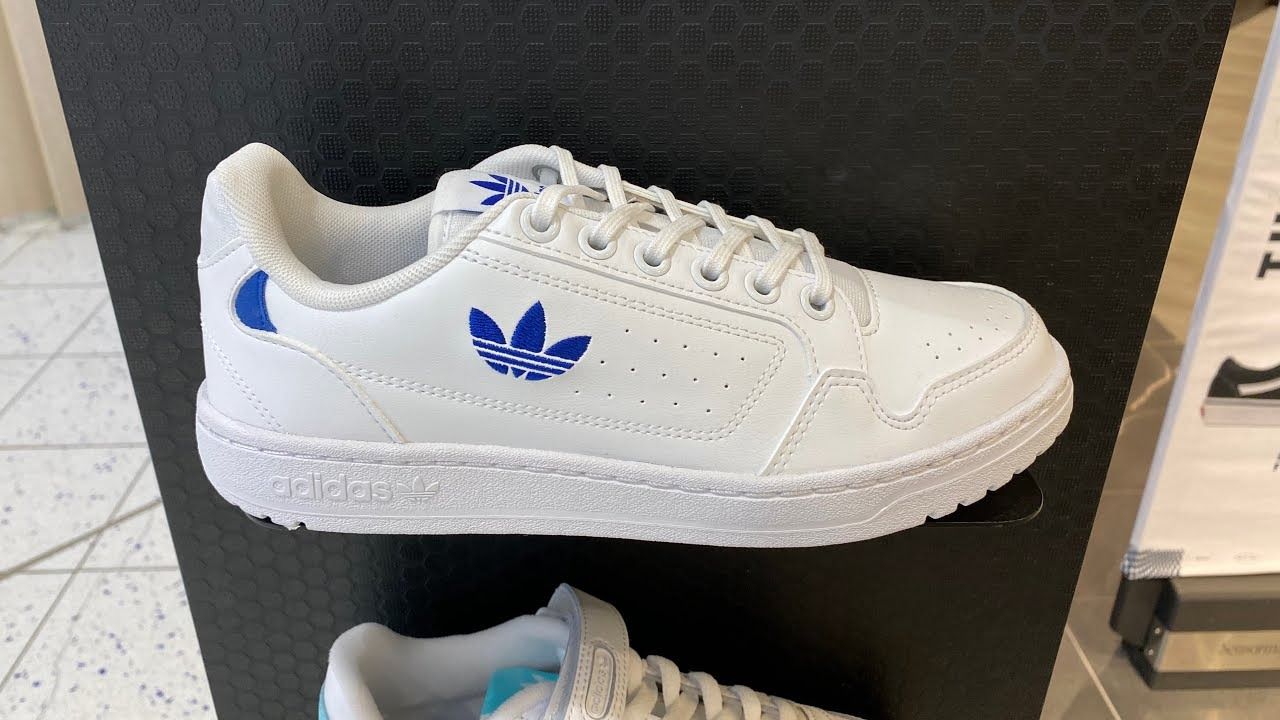 White and royal blue adidas best sale