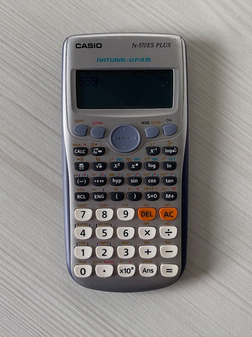 CASIO fx-570ES PLUS Scientific Calculator, Hobbies & Toys, Stationery &  Craft, Stationery & School Supplies on Carousell