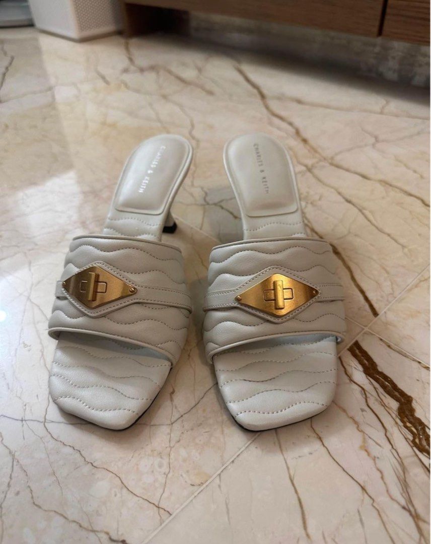 White gold sandals outlet