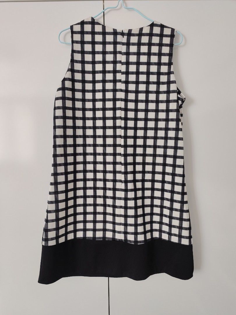 Checkered work dress
