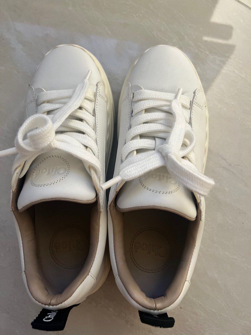 Chloe white sneakers size 36