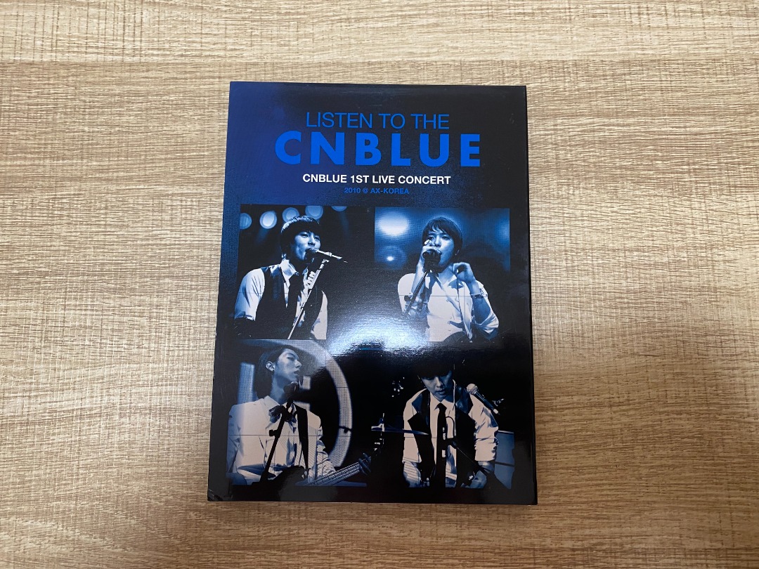 CNBLUE - Listen to the CNBLUE: CNBLUE 1st Live Concert DVD, 興趣及遊戲, 音樂、樂器&  配件, 音樂與媒體- CD 及DVD - Carousell