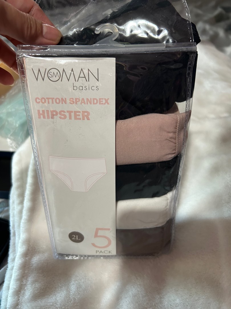Buy No Boundaries Women's Cotton Spandex Hipster Panties, 5-Pack