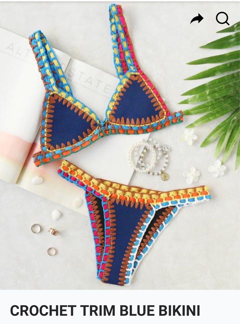 Susan Anthony Purple Crochet Bikini - DOLCE LIBERTA Swimwear – Dolce Liberta