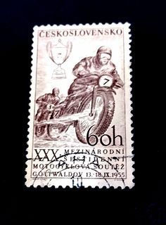 Czechoslovakia 1955 - The 30th International Motorcycle Six-Day Trial 1v. (used)