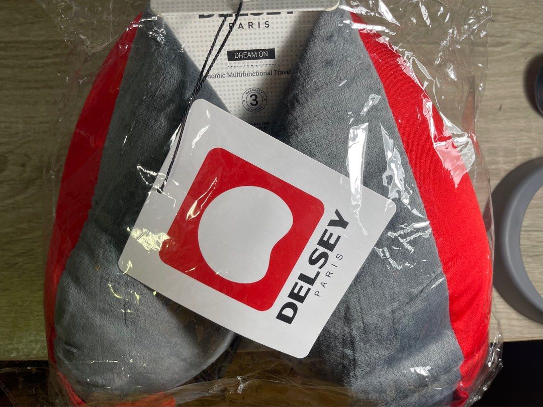 Delsey travel pillow top