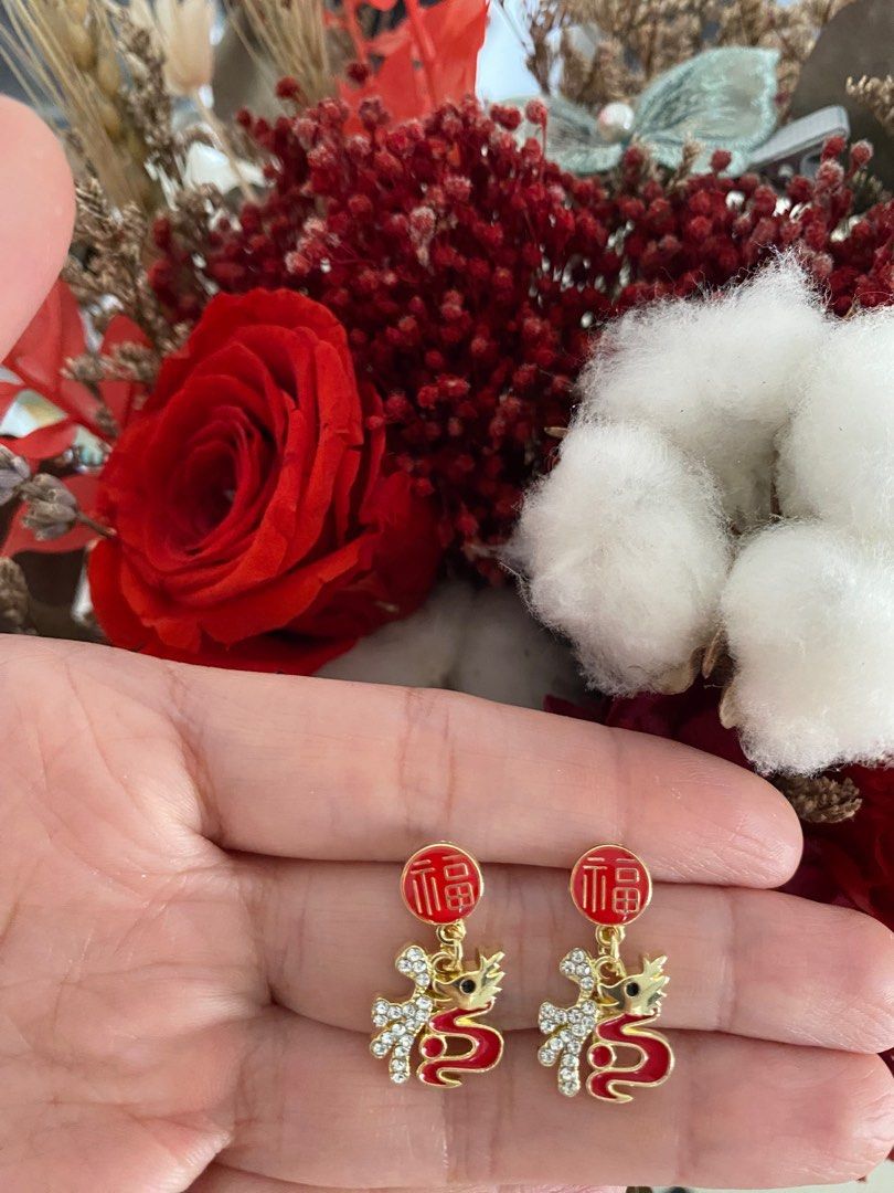 Chinese new year hotsell earrings