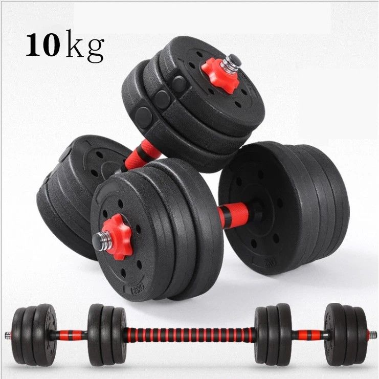 Dumbbells 10kg Indoor Weight Lifting, Sports Equipment, Exercise & Fitness,  Weights & Dumbells on Carousell