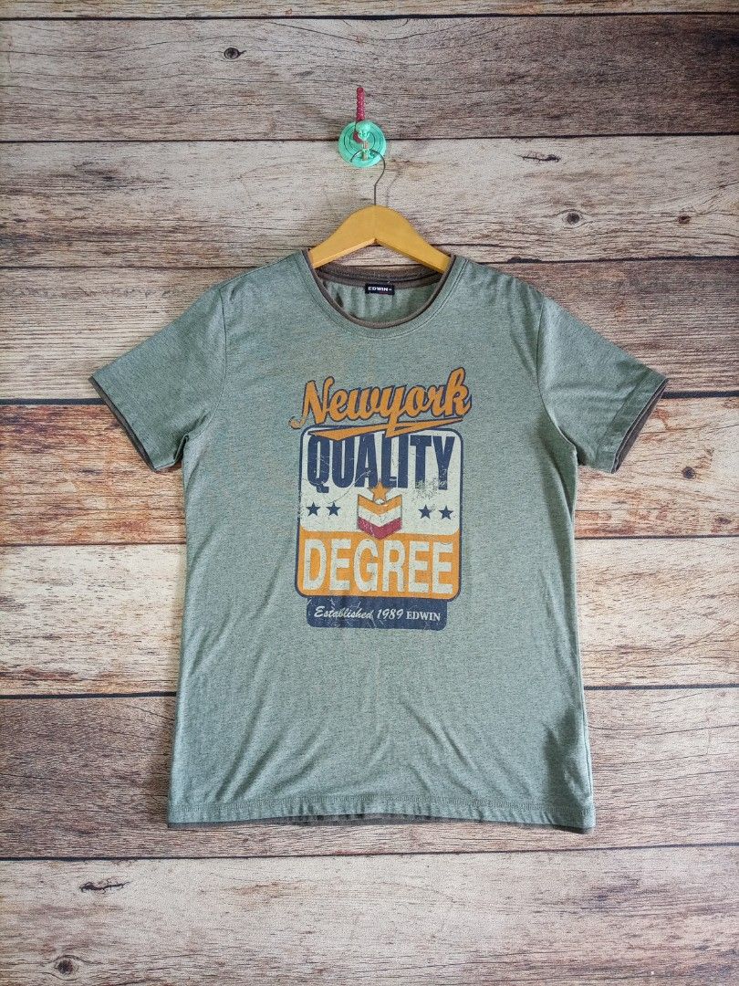EDWIN New York Quality Degree Tshirt Kaos EDWIN Collection