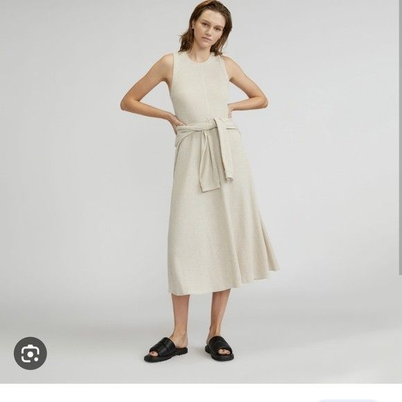 Everlane The Organic Cotton Waffle Tank Dress, Women's Fashion, Dresses &  Sets, Dresses on Carousell