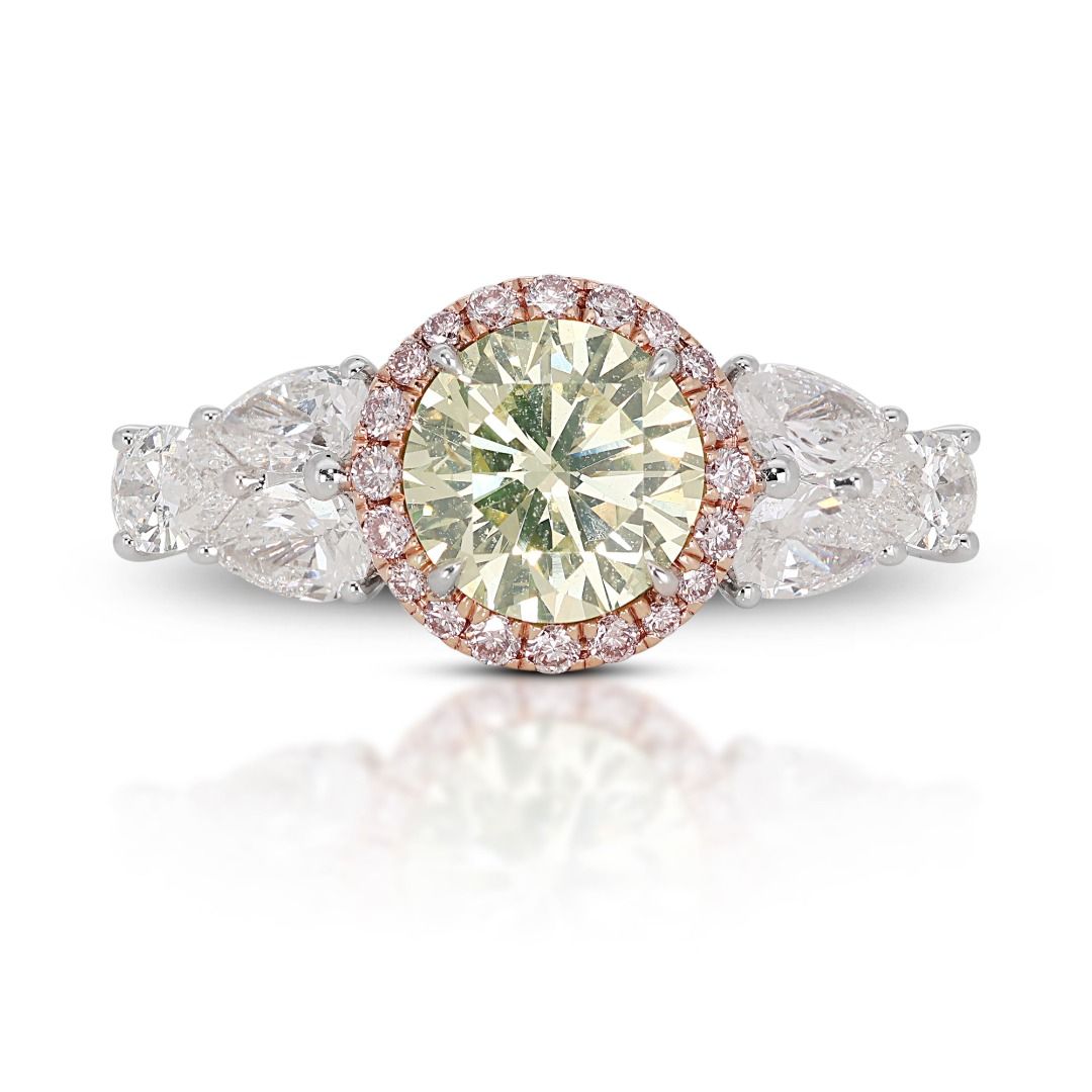 Gemstone white gold rings on sale