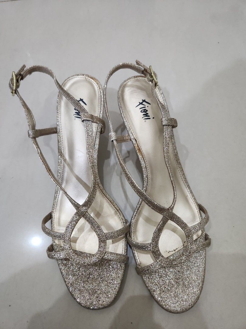 Fioni by payless gold wedding shoes