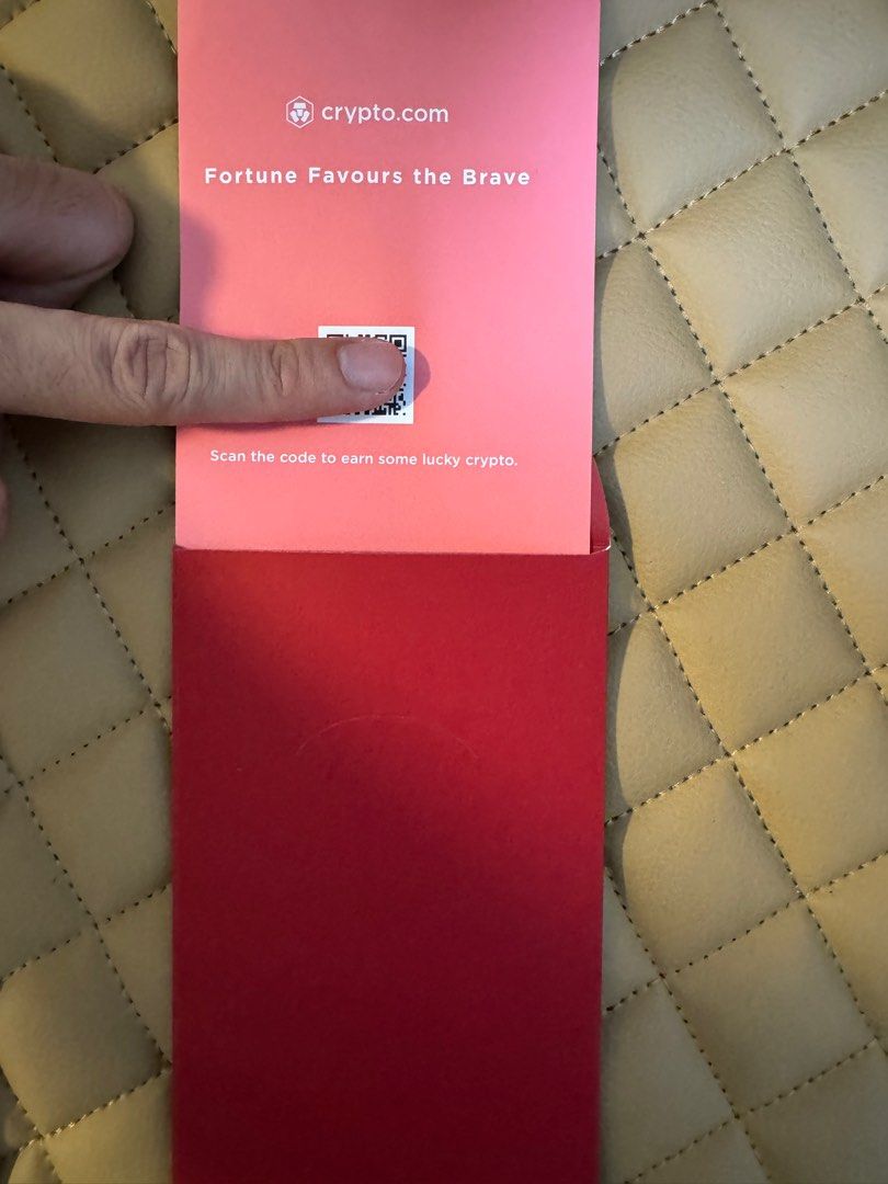 First edition crypto.com Red Packet, Hobbies & Toys, Stationery & Craft,  Other Stationery & Craft on Carousell