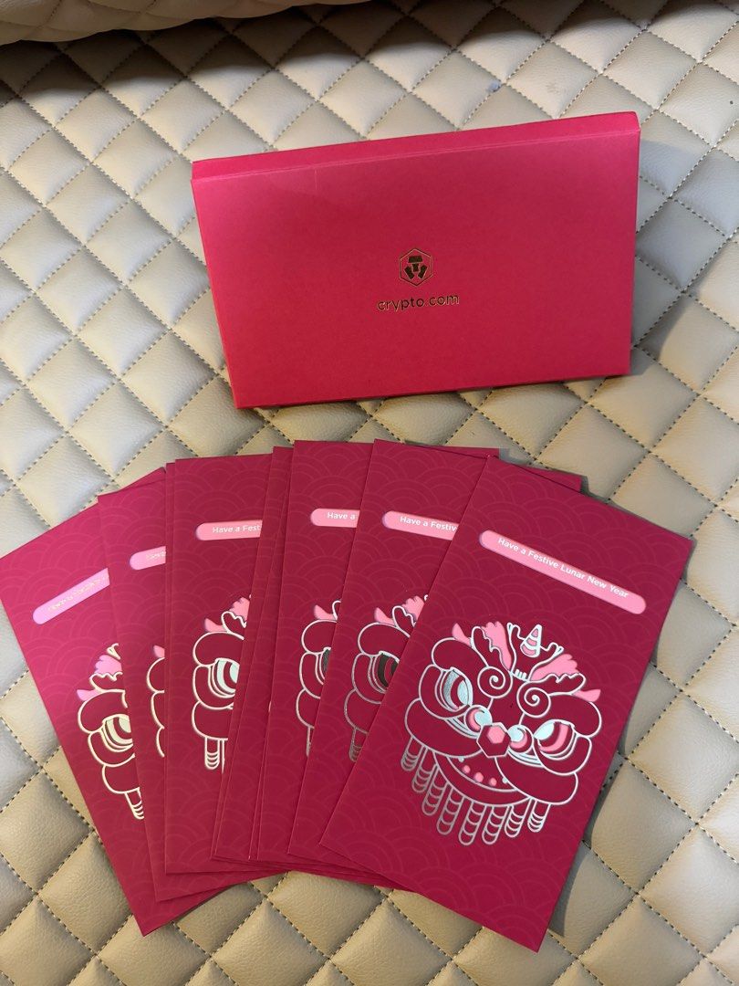 First edition crypto.com Red Packet, Hobbies & Toys, Stationery & Craft,  Other Stationery & Craft on Carousell