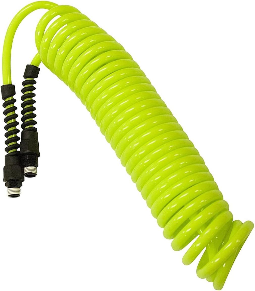 Flexzilla Polyurethane Recoil Air Hose, 1/4 in. x 25 ft, ZillaGreen -  LP1425AFZ (1/4 x 25 Feet), Furniture & Home Living, Home Improvement &  Organisation, Home Improvement Tools & Accessories on Carousell
