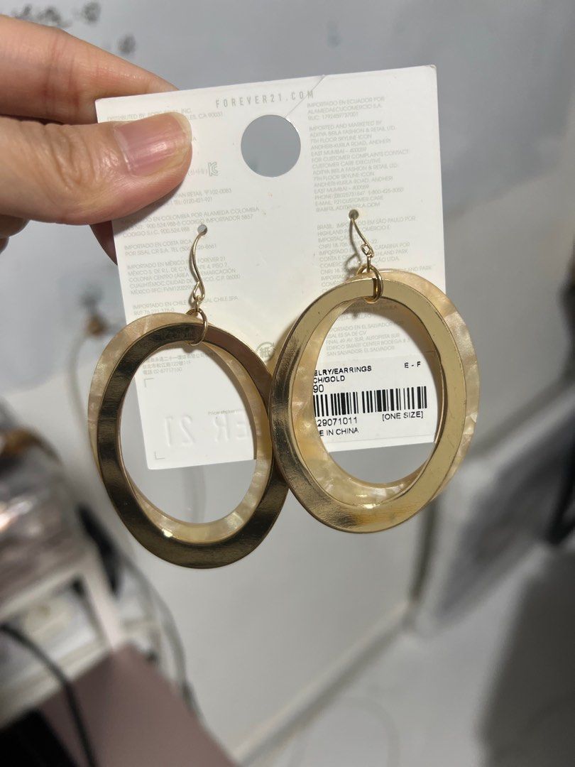 Gold earrings forever 21 hotsell