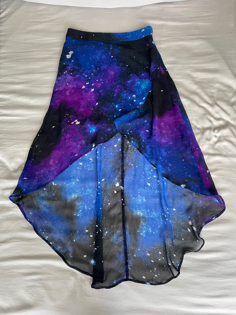 Galaxy chiffon skirt