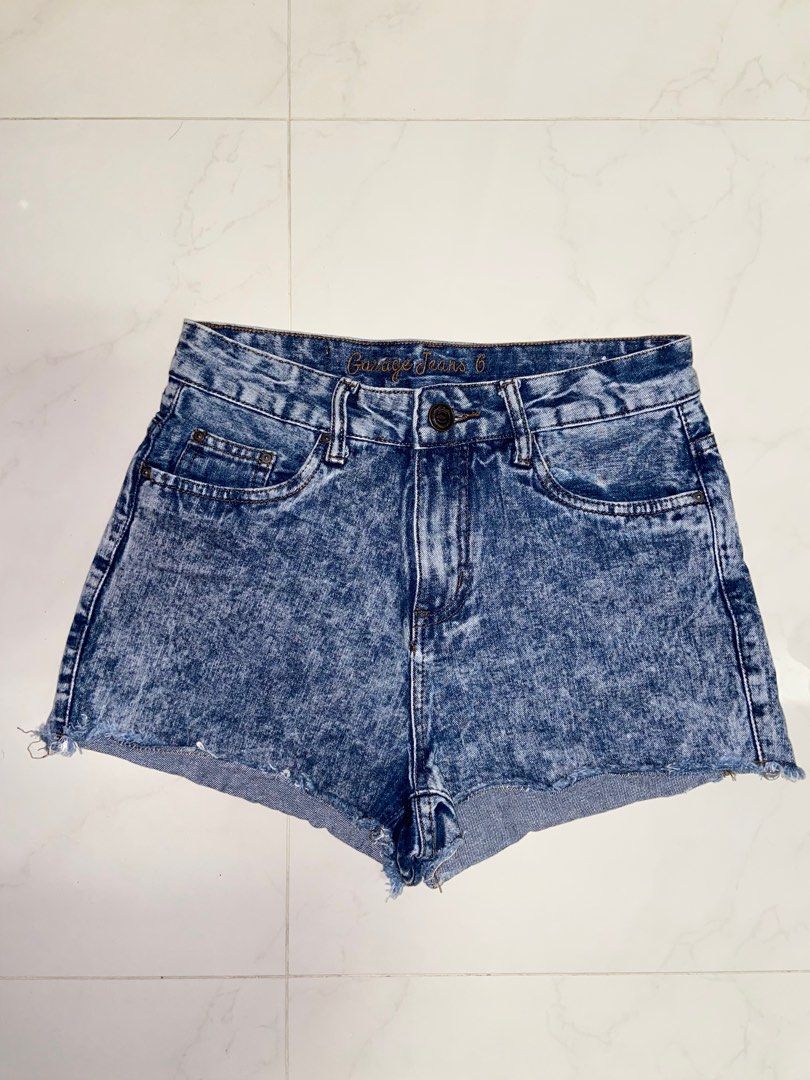 Garage high discount waisted shorts