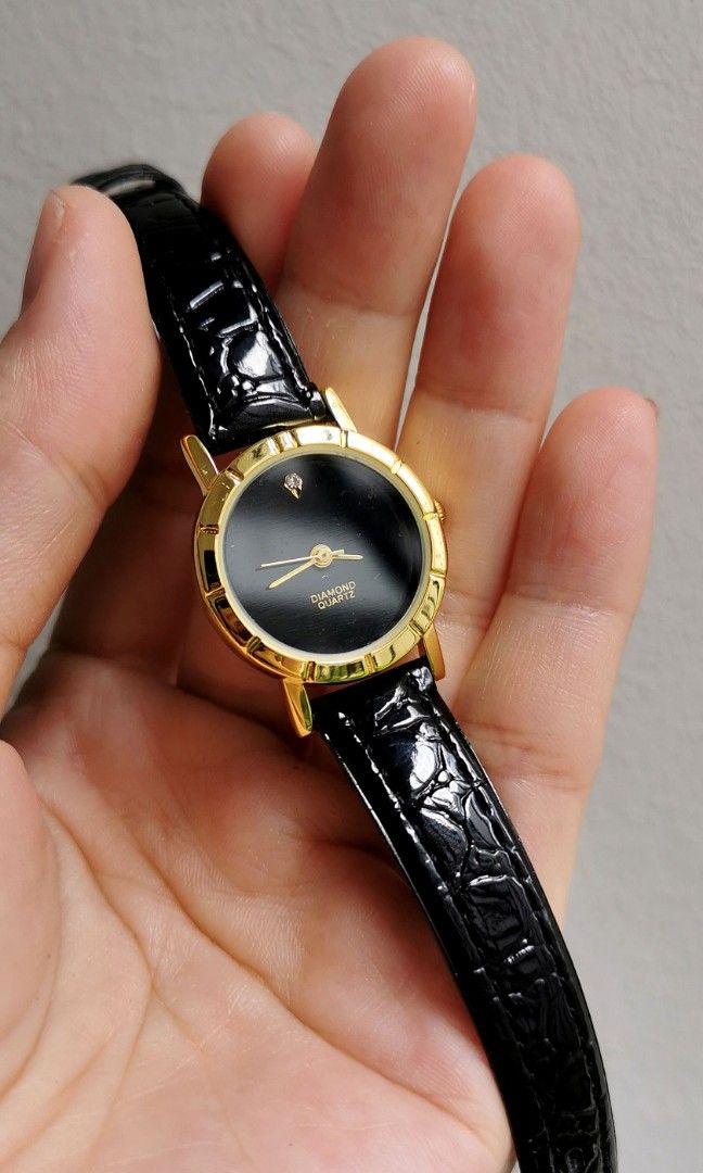 Genuine Diamond Quartz watch