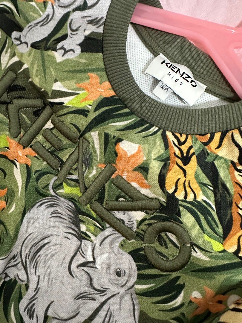 Genuine Kenzo Jungle Print Sweater Size 2T