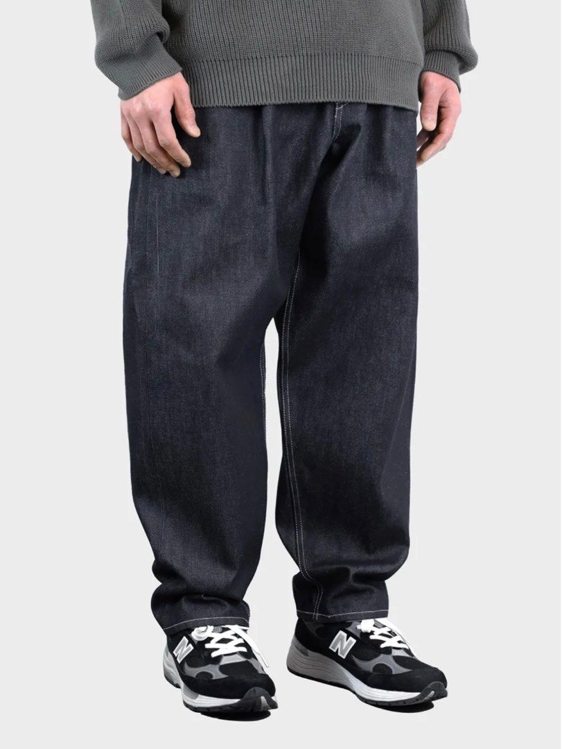 Graphpaper Selvage Denim Two Tuck Tapered Pants -RIGID cahlumn