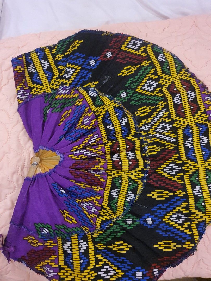 Hand fan (turns into a Hat) Made in Davao (Category: Caps & Hats) located in Manila. Submitted by jell.in.carousel (Listing ID 1284113633, Image 1). Description: This colorful fan doubles as a hat! It turns into a cute little hat to protect you from the sun. ☀️ - Unused, never worn - Comes with a Keychain! Souvenir from Davao MOP: GCash, Bank transfer MOD: Lalamove, J&T Express.