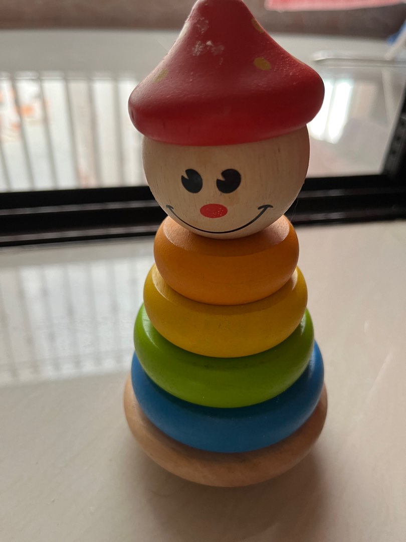 Hape Stacking rings, Babies & Kids, Infant Playtime on Carousell